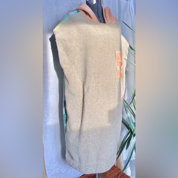 Handmade, Up-Cycled Towel Poncho - Picture 4 of 6